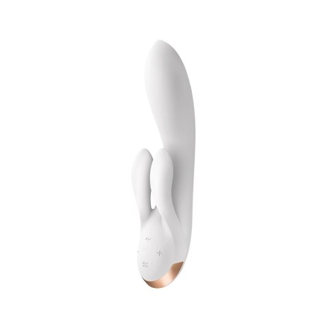 Satisfayer - Podwójny wibrator króliczek Double Satisfyer Satisfayer - Podwójny wibrator króliczek Double Satisfyer