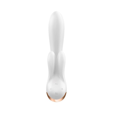 Satisfayer - Podwójny wibrator króliczek Double Satisfyer Satisfayer - Podwójny wibrator króliczek Double Satisfyer