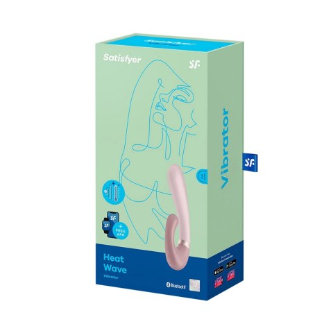 Satisfayer- Wibrator podwójny króliczek Heat Wave Satisfyer Satisfayer- Wibrator podwójny króliczek Heat Wave Satisfyer
