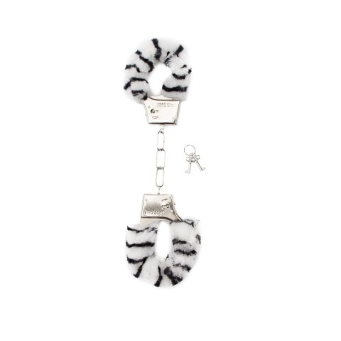 Shots Toys - Kajdanki futrzane ZEBRA Shots Toys by Shots Shots Toys - Kajdanki futrzane ZEBRA Shots Toys by Shots