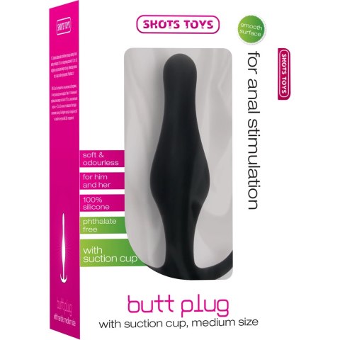 Shots Toys - Korek analny ze zwężoną końcówką średni Shots Toys by Shots Shots Toys - Korek analny ze zwężoną końcówką średni Shots Toys by Shots