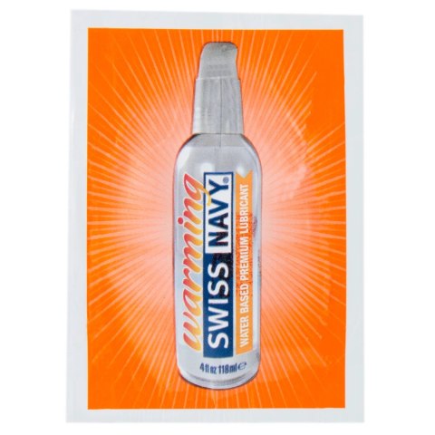 Swiss Navy - Rozgrzewający lubrykant na bazie wody dla par 5 ml Swiss Navy