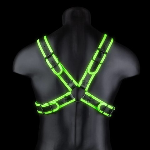Uprząż do ciała Cross Armor świecąca w ciemności L/XL Ouch! by shots Ouch! by Shots Uprząż do ciała Cross Armor świecąca w ciemności L/XL Ouch! by shots Ouch! by Shots