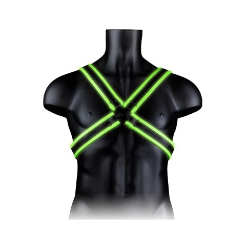 Uprząż do ciała Cross Armor świecąca w ciemności L/XL Ouch! by shots Ouch! by Shots Uprząż do ciała Cross Armor świecąca w ciemności L/XL Ouch! by shots Ouch! by Shots