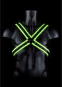 Uprząż do ciała Cross Armor świecąca w ciemności S/M Ouch! by shots Ouch! by Shots