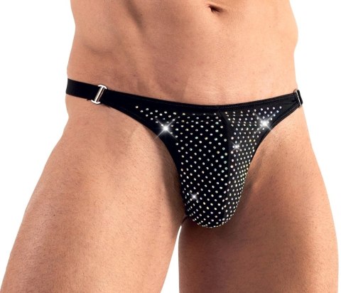 Svenjoyment - Czarne Męskie Stringi Z Błyszczącymi Kamieniami XL Svenjoyment Svenjoyment - Czarne Męskie Stringi Z Błyszczącymi Kamieniami XL Svenjoyment