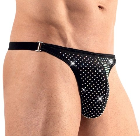 Svenjoyment - Czarne Męskie Stringi Z Błyszczącymi Kamieniami XL Svenjoyment Svenjoyment - Czarne Męskie Stringi Z Błyszczącymi Kamieniami XL Svenjoyment