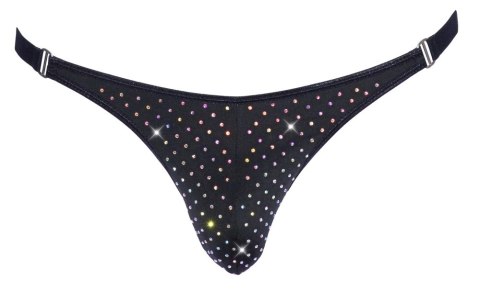 Svenjoyment - Czarne Męskie Stringi Z Błyszczącymi Kamieniami XL Svenjoyment Svenjoyment - Czarne Męskie Stringi Z Błyszczącymi Kamieniami XL Svenjoyment