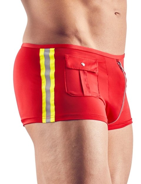 Svenjoyment - Czerwone Bokserki Z Odblaskiem Suwakiem I Kieszonkami 2XL Svenjoyment Svenjoyment - Czerwone Bokserki Z Odblaskiem Suwakiem I Kieszonkami 2XL Svenjoyment