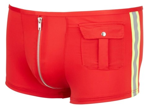 Svenjoyment - Czerwone Bokserki Z Odblaskiem Suwakiem I Kieszonkami 2XL Svenjoyment Svenjoyment - Czerwone Bokserki Z Odblaskiem Suwakiem I Kieszonkami 2XL Svenjoyment