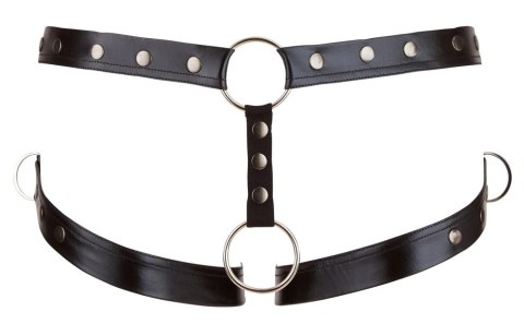 Svenjoyment - Matowe Męskie Majtki Jockstrap Z Paskami Na Uda Czarne M-L Svenjoyment Svenjoyment - Matowe Męskie Majtki Jockstrap Z Paskami Na Uda Czarne M-L Svenjoyment