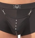 Svenjoyment - Męskie Bokserki W Stylu Pirackim Z Kieszonką I Karabińczykiem Czarne L Svenjoyment