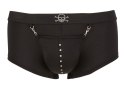Svenjoyment - Męskie Bokserki W Stylu Pirackim Z Kieszonką I Karabińczykiem Czarne L Svenjoyment