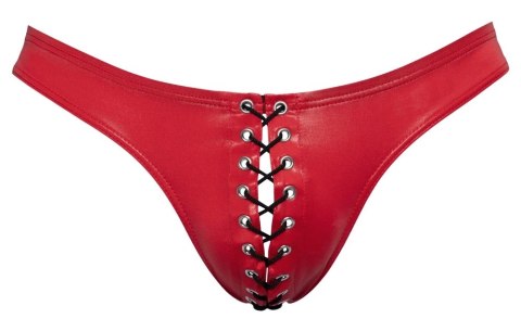 Svenjoyment - Męskie Czerwone Slipy Z Czarnym Sznurowaniem Na Penisa XL Svenjoyment Svenjoyment - Męskie Czerwone Slipy Z Czarnym Sznurowaniem Na Penisa XL Svenjoyment