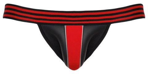 Svenjoyment - Męskie Jockstrap Z Elastycznym Paseczkiem Czarno/Czerwone L/XL Svenjoyment Svenjoyment - Męskie Jockstrap Z Elastycznym Paseczkiem Czarno/Czerwone L/XL Svenjoyment