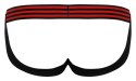 Svenjoyment - Męskie Jockstrap Z Elastycznym Paseczkiem Czarno/Czerwone L/XL Svenjoyment
