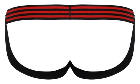 Svenjoyment - Męskie Jockstrap Z Elastycznym Paseczkiem Czarno/Czerwone L/XL Svenjoyment Svenjoyment - Męskie Jockstrap Z Elastycznym Paseczkiem Czarno/Czerwone L/XL Svenjoyment