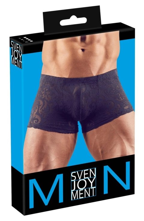 Svenjoyment - Męskie Siateczkowe Bokserki We Wzory Czarne XL Svenjoyment Svenjoyment - Męskie Siateczkowe Bokserki We Wzory Czarne XL Svenjoyment