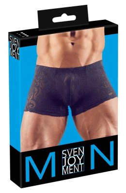 Svenjoyment - Męskie Siateczkowe Bokserki We Wzory Czarne M Svenjoyment