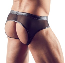 Svenjoyment - Męskie Siateczkowe Slipy Z Otwartym Tyłem Czarne 2XL Svenjoyment