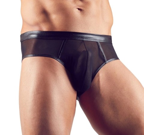 Svenjoyment - Męskie Siateczkowe Slipy Z Otwartym Tyłem Czarne XL Svenjoyment Svenjoyment - Męskie Siateczkowe Slipy Z Otwartym Tyłem Czarne XL Svenjoyment