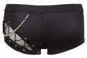 Svenjoyment - Męskie Stylowe Bokserki Z Łańcuszkiem I Zamkiem Z Przodu Czarne 2XL Svenjoyment