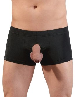 Svenjoyment - Seksowne Bokserki Z Otworami Na Penisa I Jądra Czarne 2XL Svenjoyment
