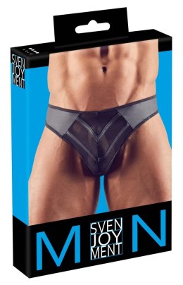 Svenjoyment - Seksowne Czarne Męskie Stringi Rio Z Matowym Połyskiem XL Svenjoyment