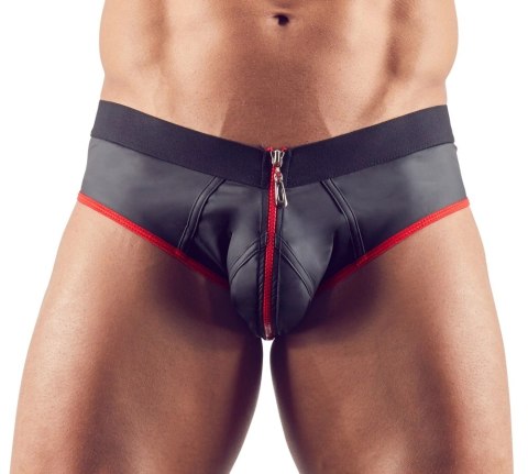Svenjoyment - Seksowne Jockstrap Otwarte Z Tyłu I Zamkiem Na Penisa Czarno/Czerwone XL Svenjoyment Svenjoyment - Seksowne Jockstrap Otwarte Z Tyłu I Zamkiem Na Penisa Czarno/Czerwone XL Svenjoyment