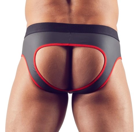 Svenjoyment - Seksowne Jockstrap Otwarte Z Tyłu I Zamkiem Na Penisa Czarno/Czerwone L Svenjoyment Svenjoyment - Seksowne Jockstrap Otwarte Z Tyłu I Zamkiem Na Penisa Czarno/Czerwone L Svenjoyment