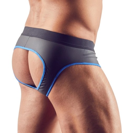 Svenjoyment - Seksowne Jockstrap Otwarte Z Tyłu I Zamkiem Na Penisa Czarno/Niebieskie M Svenjoyment Svenjoyment - Seksowne Jockstrap Otwarte Z Tyłu I Zamkiem Na Penisa Czarno/Niebieskie M Svenjoyment