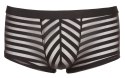Svenjoyment - Seksowne Męskie Bokserki W Półprzezroczyste Paseczki Czarne XL Svenjoyment