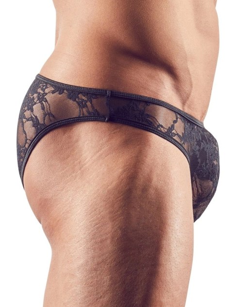 Svenjoyment - Seksowne Męskie Slipy Z Kwiatowej Koronki Czarne S Svenjoyment Svenjoyment - Seksowne Męskie Slipy Z Kwiatowej Koronki Czarne S Svenjoyment
