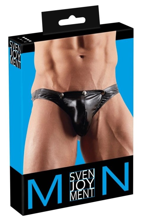 Svenjoyment - Seksowne Męskie Stringi Z Odpinanym Przodem Czarne M Svenjoyment Svenjoyment - Seksowne Męskie Stringi Z Odpinanym Przodem Czarne M Svenjoyment