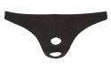 Svenjoyment - Seksowne Męskie Stringi Z Otworem Na Penisa Czarne XL Svenjoyment