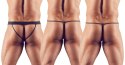 Svenjoyment - Zestaw 3 Par Stringów Męskich Czarne S-L Svenjoyment