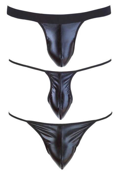 Svenjoyment - Zestaw 3 Par Stringów Męskich Czarne S-L Svenjoyment Svenjoyment - Zestaw 3 Par Stringów Męskich Czarne S-L Svenjoyment