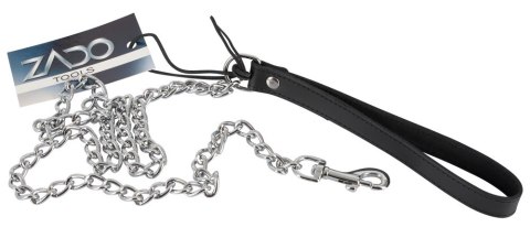 ZADO - Skórzana Obroża Z Metalową Smyczą 110 cm ZADO ZADO - Skórzana Obroża Z Metalową Smyczą 110 cm ZADO