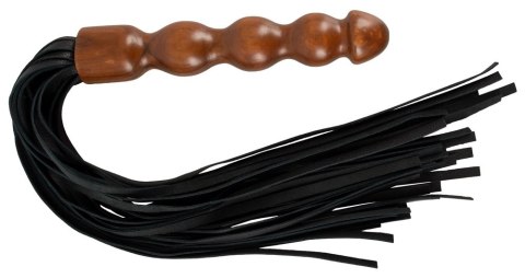 ZADO - Skórzany Pejcz Z Elegancką Drewnianą Raczką ZADO ZADO - Skórzany Pejcz Z Elegancką Drewnianą Raczką ZADO