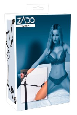 ZADO - Zestaw Pasów I Mankietów Do Łóżka Czarny ZADO