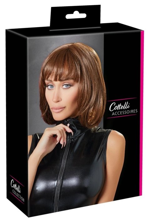 Cottelli ACCESSOIRES - Regulowana Brązowa Peruka Do Ramion Cottelli ACCESSOIRES