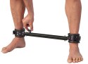 ZADO - Czarna Rozpórka Z Mankietami Na Nogi BDSM Czarne ZADO