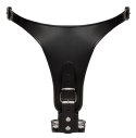 ZADO - Regulowane Skórzane Stringi Z 2 Dildami Czarne L/XL ZADO