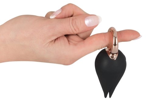 Belou - Wibrator Na Palec Czarno/Złoty Finger Vibe Belou Belou - Wibrator Na Palec Czarno/Złoty Finger Vibe Belou