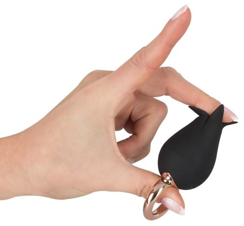 Belou - Wibrator Na Palec Czarno/Złoty Finger Vibe Belou Belou - Wibrator Na Palec Czarno/Złoty Finger Vibe Belou