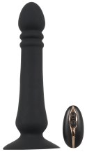 Black Velvets - Wibrator Analny Z Przyssawką I Pilotem 20 cm Czarny Black Velvets