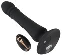 Black Velvets - Wibrator Analny Z Przyssawką I Pilotem 20 cm Czarny Black Velvets