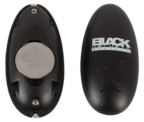 Black Velvets - Wibrator Analny Z Przyssawką I Pilotem 20 cm Czarny Black Velvets Black Velvets - Wibrator Analny Z Przyssawką I Pilotem 20 cm Czarny Black Velvets