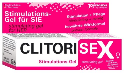 Clitorisex - Żel Stymulacyjny Dla Kobiet 25ml Joydivision Präparate Clitorisex - Żel Stymulacyjny Dla Kobiet 25ml Joydivision Präparate