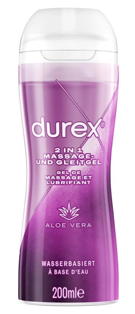 Durex Play 2in1 - Żel I Smar Do Masażu Aloes 200ml Durex Durex Play 2in1 - Żel I Smar Do Masażu Aloes 200ml Durex